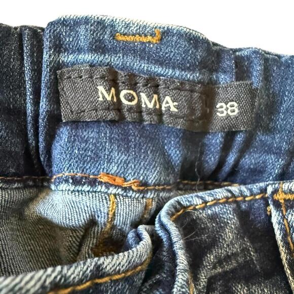 MOMA Embellished Straight Leg Jeans – Size 38 - Picture 2 of 5
